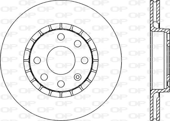 Open Parts BDA1415.20 - Тормозной диск unicars.by