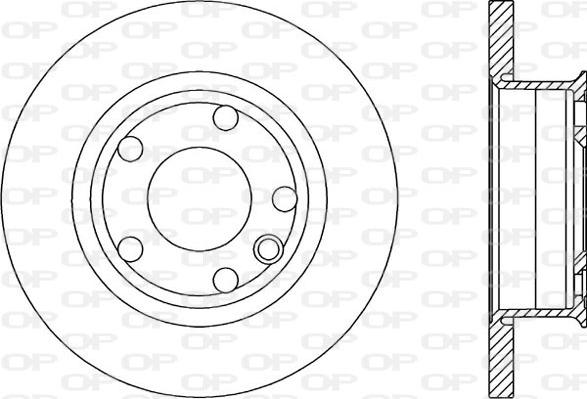 Open Parts BDA1588.10 - Тормозной диск unicars.by