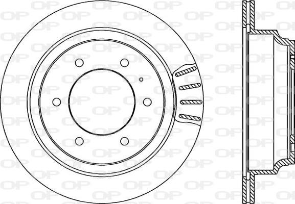 Open Parts BDA1654.20 - Тормозной диск unicars.by