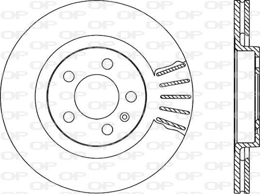 Open Parts BDA1666.20 - Тормозной диск unicars.by