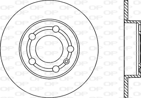 Open Parts BDA1668.10 - Тормозной диск unicars.by