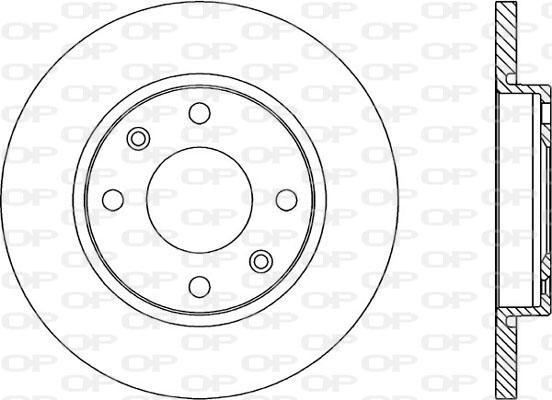 Open Parts BDA1671.10 - Тормозной диск unicars.by