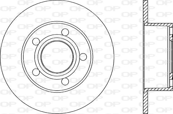 Open Parts BDA1038.10 - Тормозной диск unicars.by