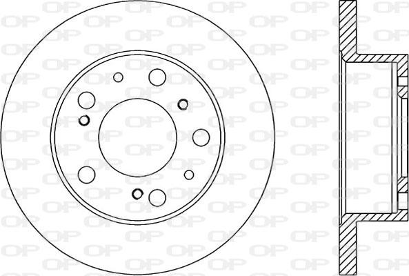 Open Parts BDA1136.10 - Тормозной диск unicars.by