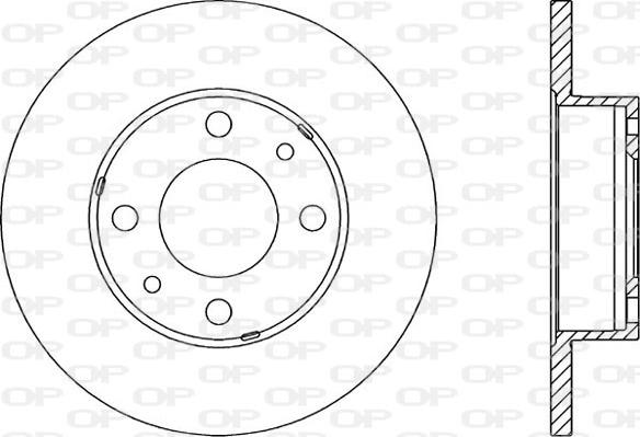 Open Parts BDA1131.10 - Тормозной диск unicars.by