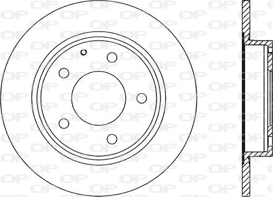 Open Parts BDA1282.10 - Тормозной диск unicars.by