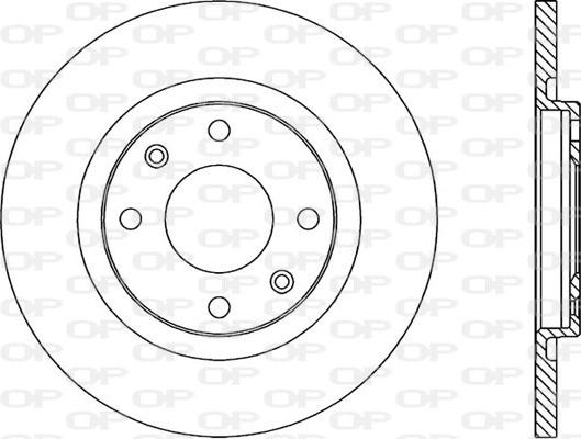 Open Parts BDA1717.10 - Тормозной диск unicars.by