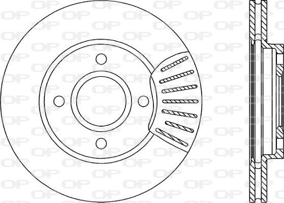 Open Parts BDA1739.20 - Тормозной диск unicars.by