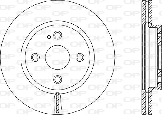 Open Parts BDA2490.20 - Тормозной диск unicars.by