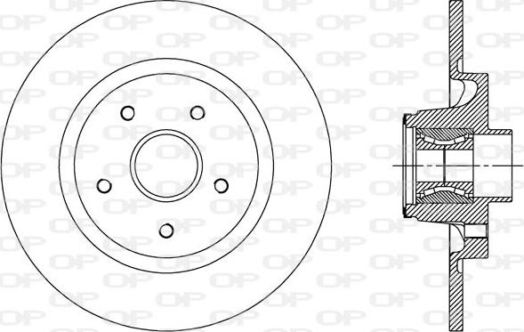 Open Parts BDA2509.30 - Тормозной диск unicars.by