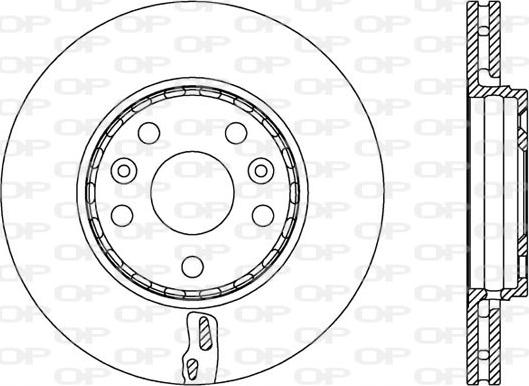 Open Parts BDA2529.20 - Тормозной диск unicars.by