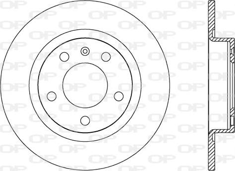 Open Parts BDA2649.10 - Тормозной диск unicars.by