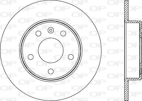 Open Parts BDA2667.10 - Тормозной диск unicars.by