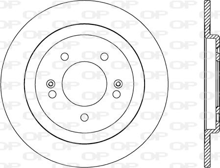 Open Parts BDA2605.10 - Тормозной диск unicars.by