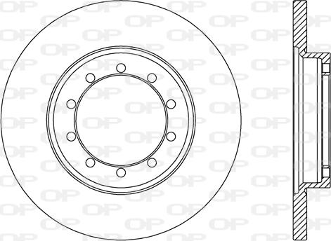 Open Parts BDA2637.10 - Тормозной диск unicars.by