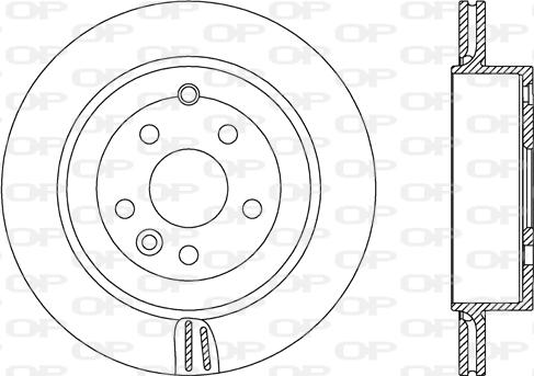 Open Parts BDA2672.20 - Тормозной диск unicars.by