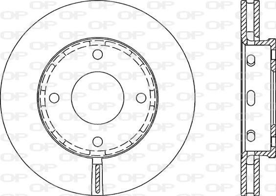 Open Parts BDA2055.20 - Тормозной диск unicars.by