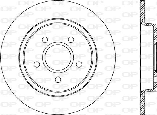 Open Parts BDR2030.10 - Тормозной диск unicars.by