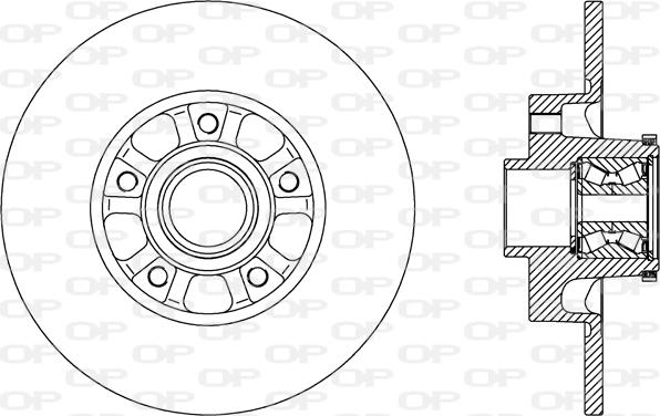 Open Parts BDA2802.30 - Тормозной диск unicars.by