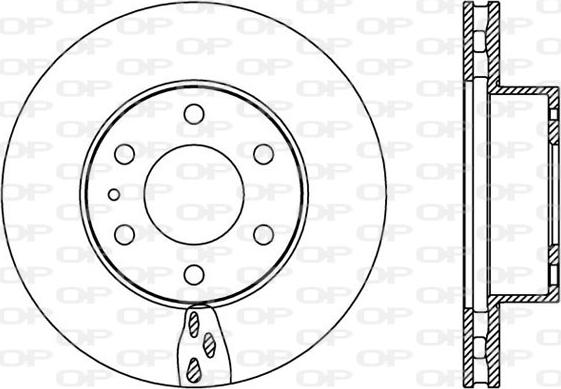 Open Parts BDA2390.20 - Тормозной диск unicars.by