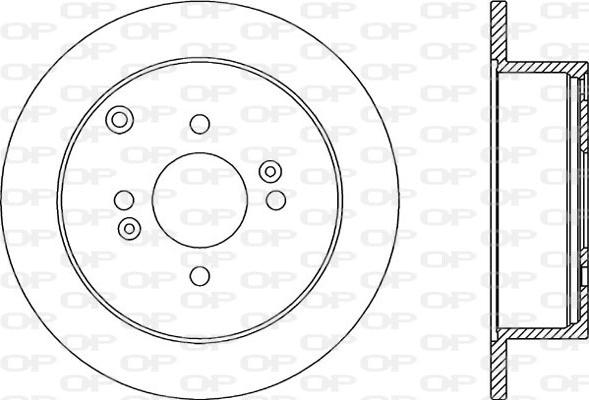 Open Parts BDA2354.10 - Тормозной диск unicars.by