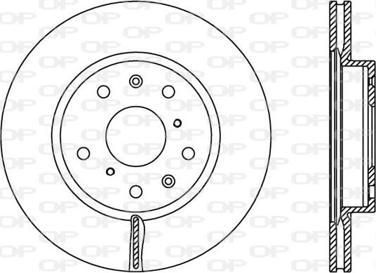 Open Parts BDA2367.20 - Тормозной диск unicars.by