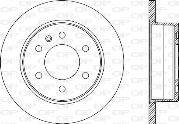 Open Parts BDA2325.10 - Тормозной диск unicars.by