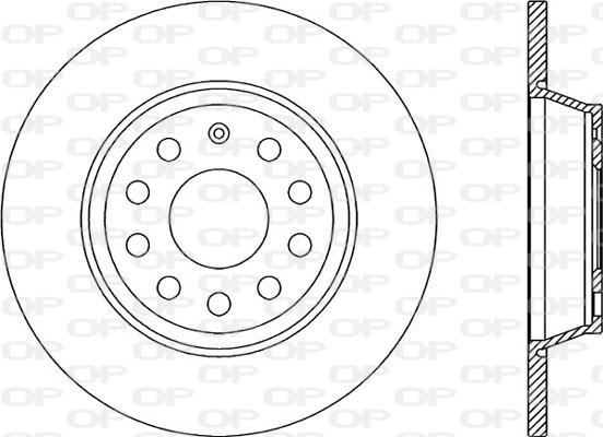 Open Parts BDA2263.10 - Тормозной диск unicars.by