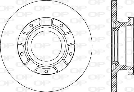 Open Parts BDA2737.10 - Тормозной диск unicars.by