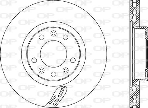 Open Parts BDA2725.20 - Тормозной диск unicars.by