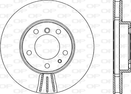 Lucas Electrical DF4348 - Тормозной диск unicars.by