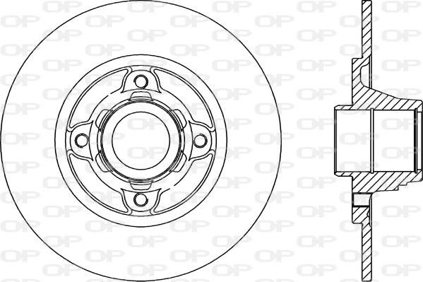 Open Parts BDR1460.10 - Тормозной диск unicars.by