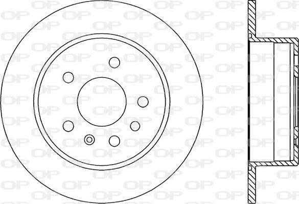 Open Parts BDR1408.10 - Тормозной диск unicars.by