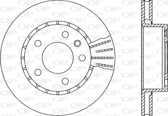 Open Parts BDR1407.20 - Тормозной диск unicars.by