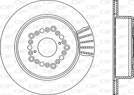 Open Parts BDR1568.20 - Тормозной диск unicars.by