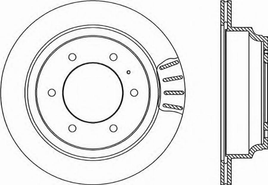 Open Parts BDR1654.20 - Тормозной диск unicars.by