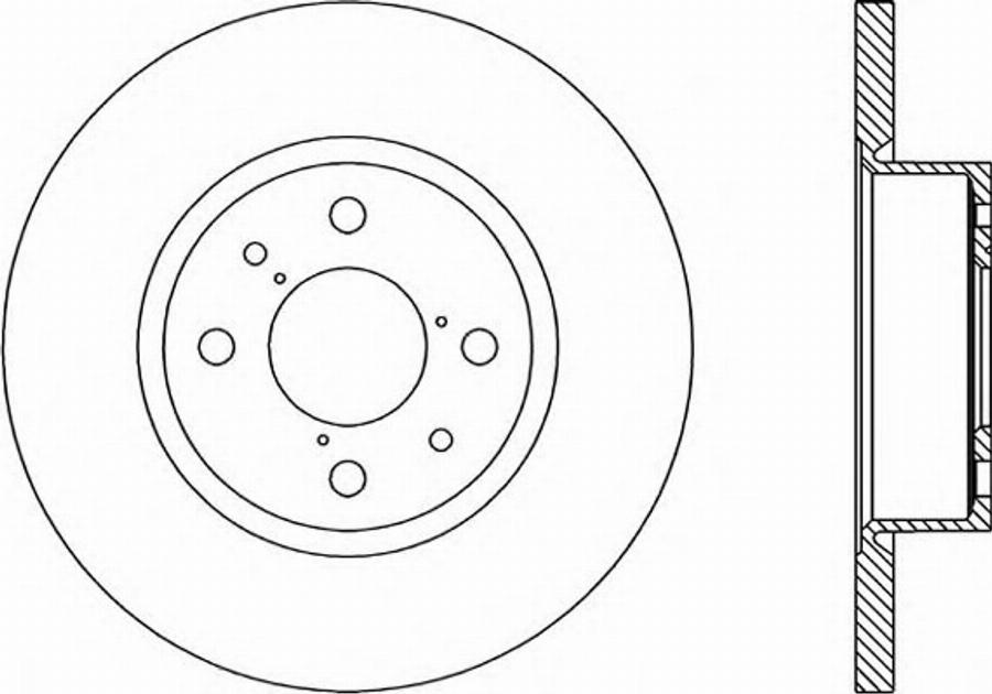 Open Parts BDR1148.10 - Тормозной диск unicars.by