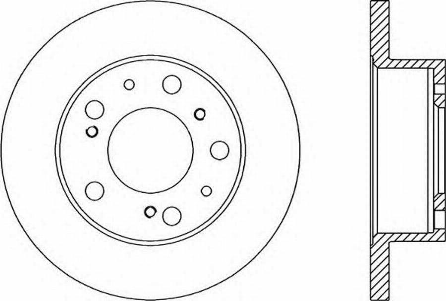 Open Parts BDR1136.10 - Тормозной диск unicars.by