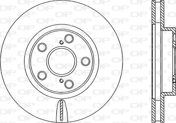 Open Parts BDR1874.20 - Тормозной диск unicars.by