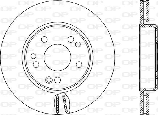 Open Parts BDR1303.20 - Тормозной диск unicars.by