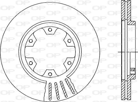 Open Parts BDR1384.20 - Тормозной диск unicars.by