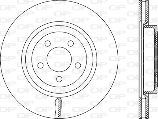 Open Parts BDR2480.20 - Тормозной диск unicars.by