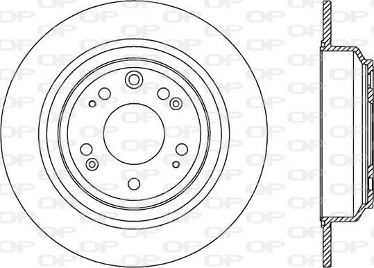 Open Parts BDR2551.10 - Тормозной диск unicars.by