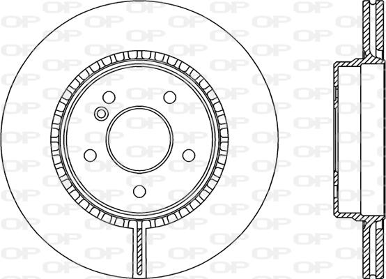 Open Parts BDR2065.20 - Тормозной диск unicars.by