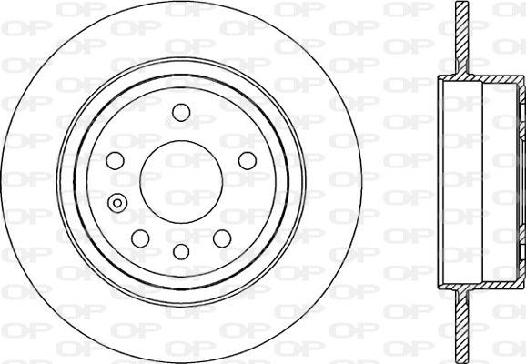 Open Parts BDR2035.10 - Тормозной диск unicars.by