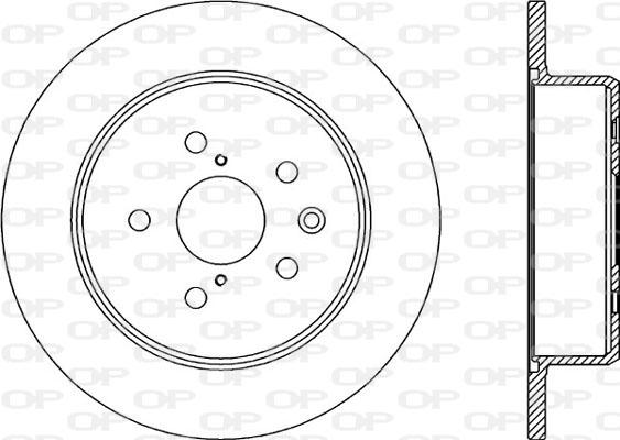 Open Parts BDR2020.10 - Тормозной диск unicars.by