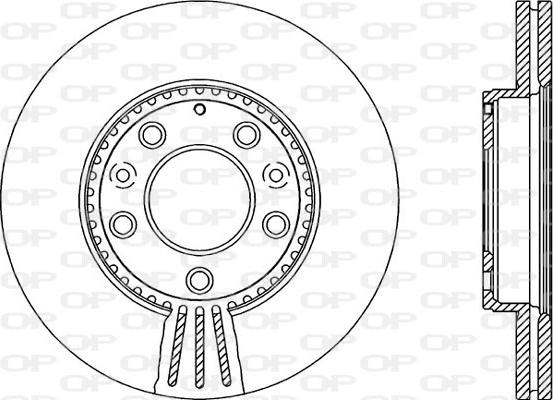 Open Parts BDR2135.20 - Тормозной диск unicars.by