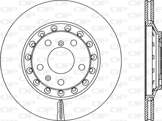 Open Parts BDR2349.20 - Тормозной диск unicars.by