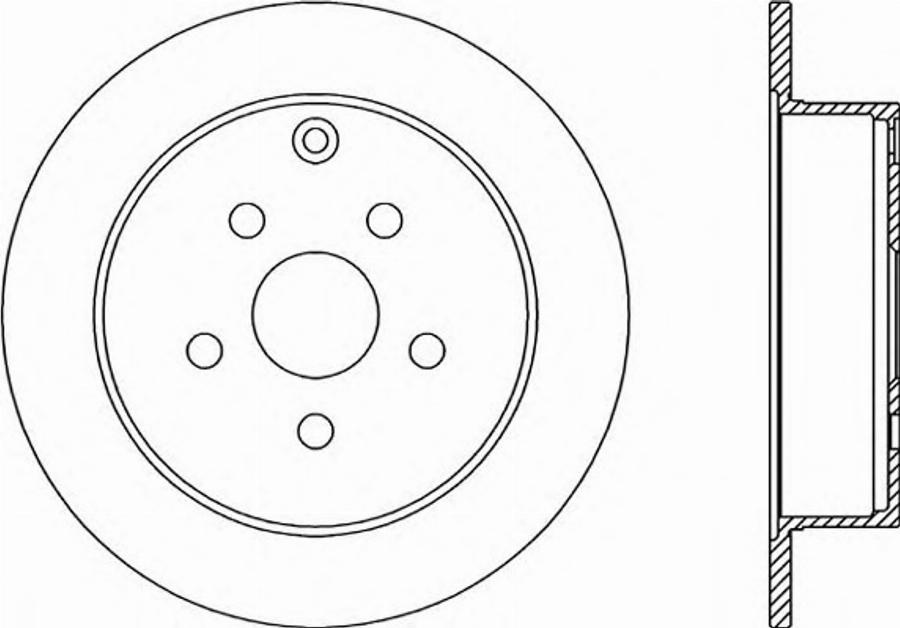 Open Parts BDR2314.10 - Тормозной диск unicars.by