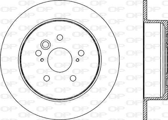 Open Parts BDR2313.10 - Тормозной диск unicars.by